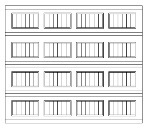 Beadboard panel door design