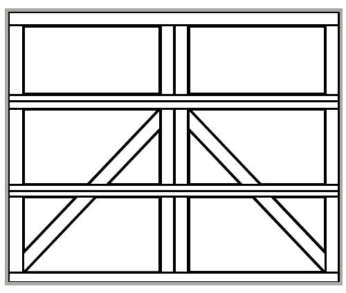 Carriage panel door design - Charleston