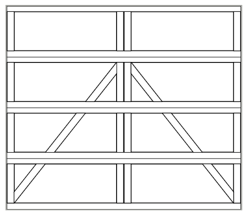 Carriage panel door design - Charleston