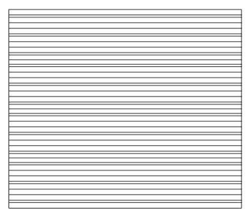 Ribbed panel door design