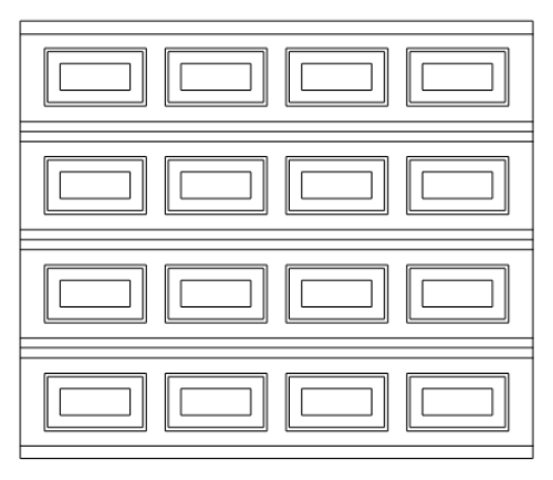 Short panel door design